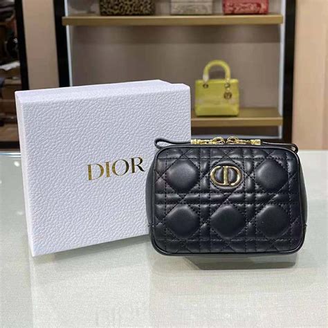 detachable dior caro coin purse|Detachable Dior Caro Half.